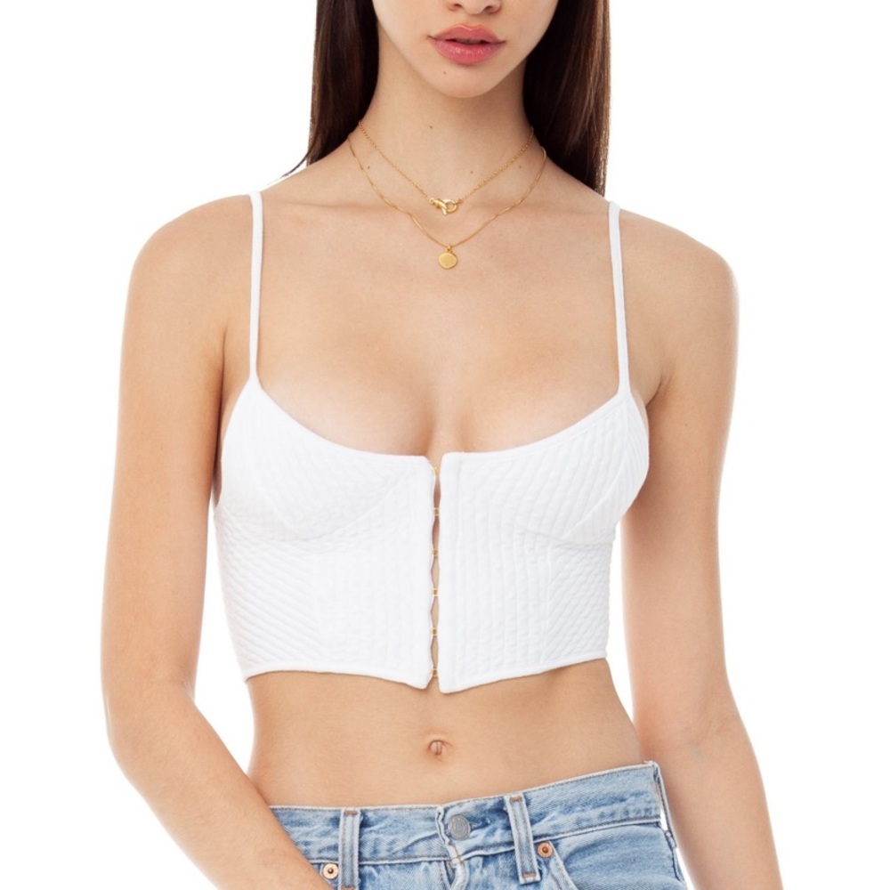 ARE YOU AM I AYAI KEKE BUSTIER TOP